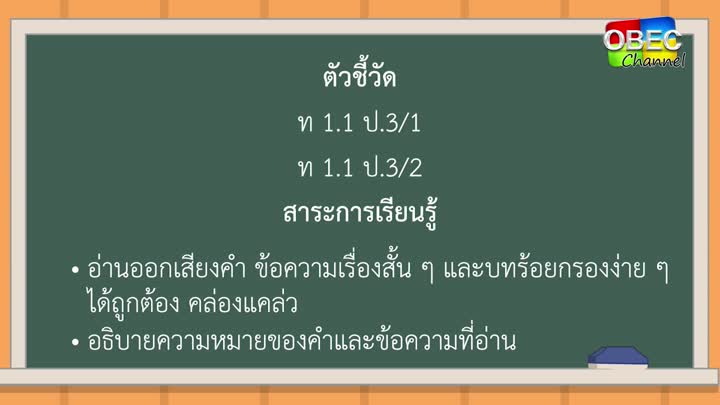 ภาษาไทย ป ๓ ตอน ๑ ลายแทงสมบัติ