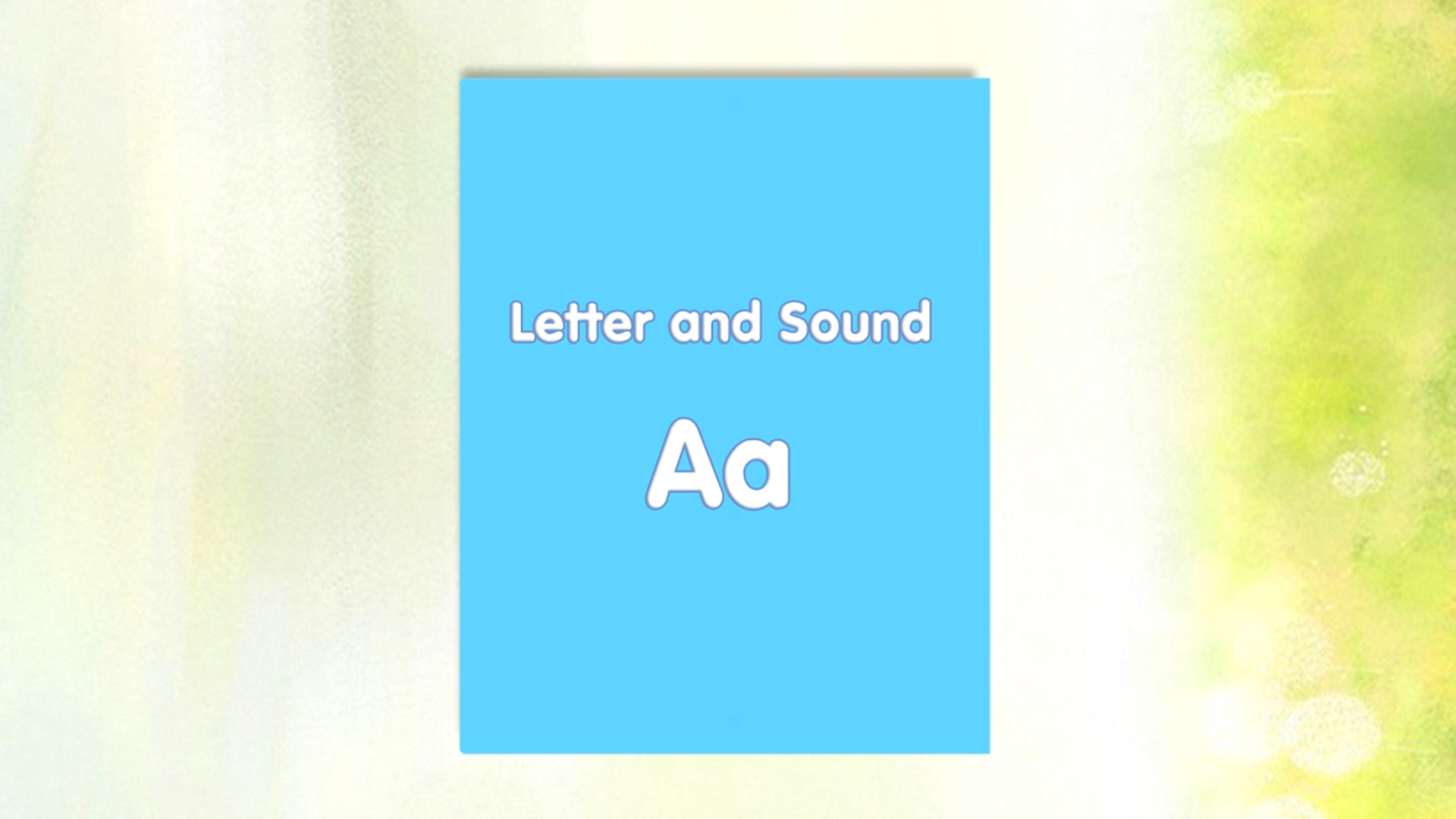 Eng Hour ตอน3 Letter and Sound Aa