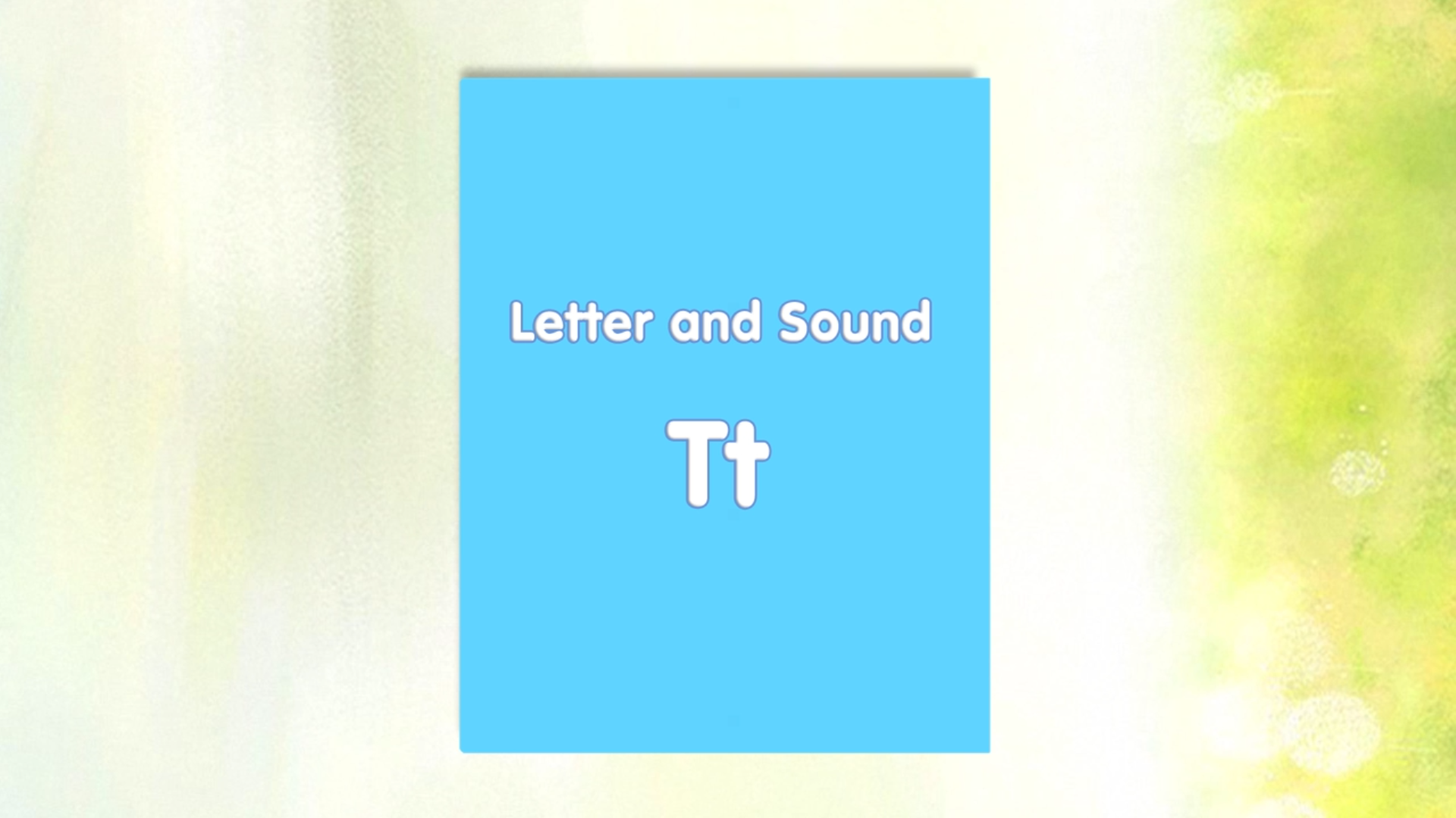 Eng Hour ตอน4 Letter and Sound Tt